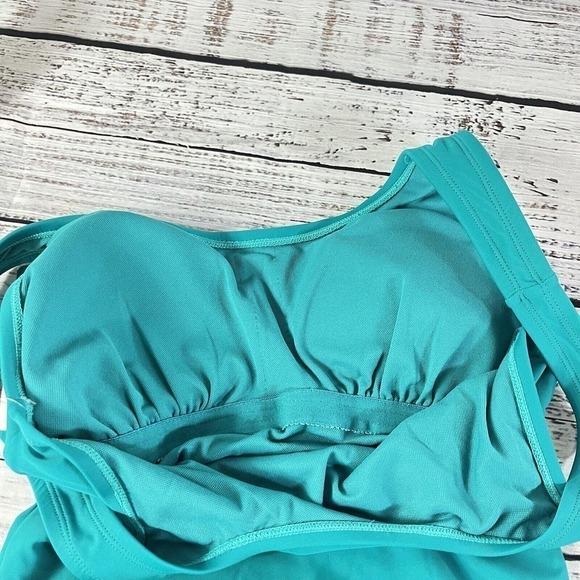 32 Degrees Heat Cool One Piece Teal Splunge size Small UPF+40 Quick Dry Fitness - Picture 12 of 14